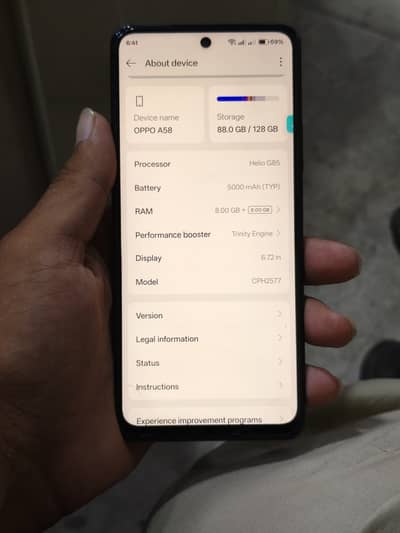 OPPO A58