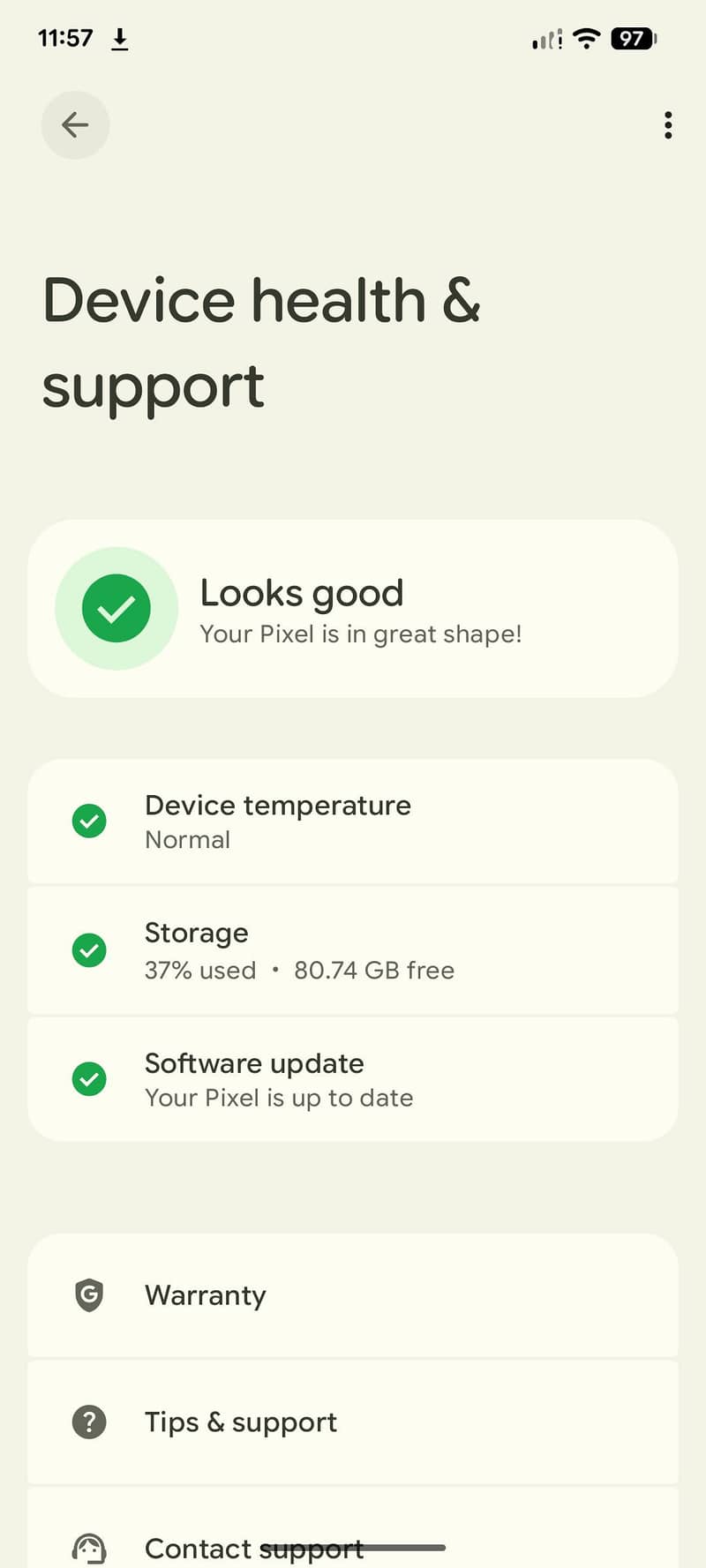 Google Pixel 7a 8