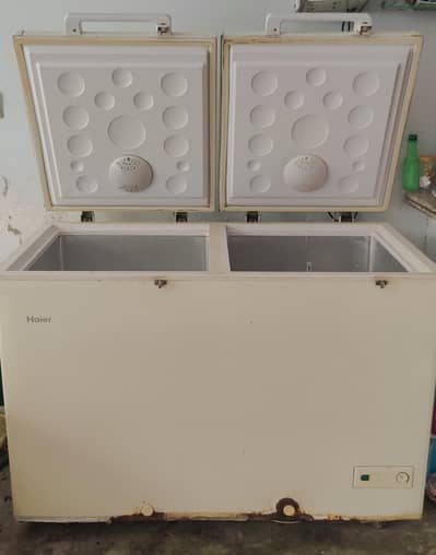 Title: Haier Double Door Deep Freezer – Working Condition