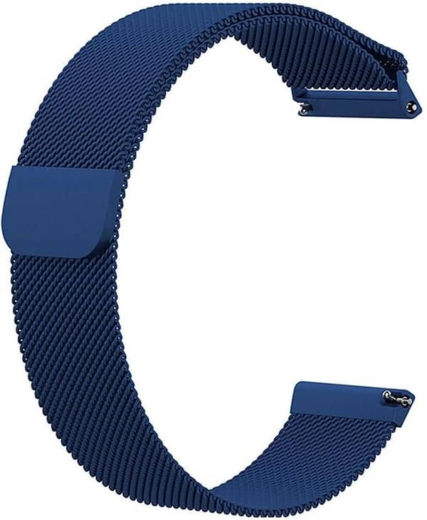 22mm Magnetic Stainless Steel Watch Strap | Adjustable Metal Chain Band for Watches