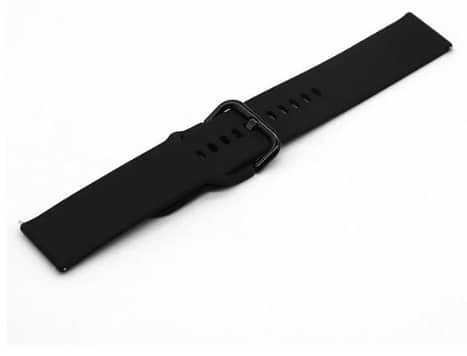 22mm Silicone Strap Soft Waterproof Replacement Watch Band Adjustable Flexible Sports Wrist Strap Universal Fit