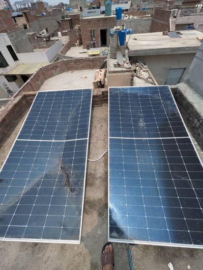 inverter 575w panels glass break