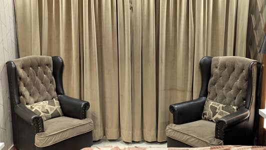 2 seater long sofa chair