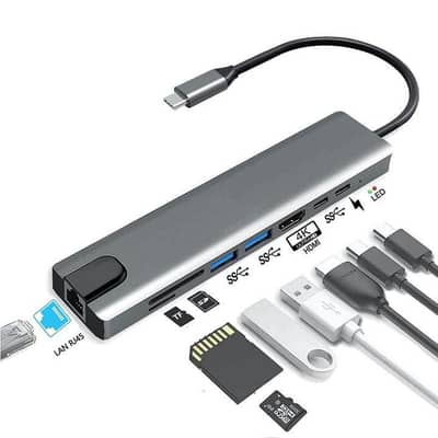 PUBG 8-in-1 USB-C Multi-Functional Hub & Docking Station