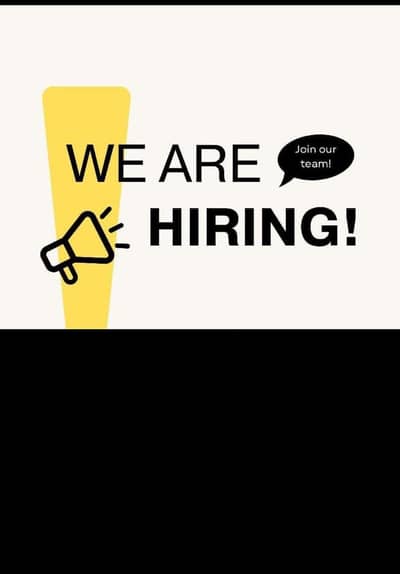We Are Hiring