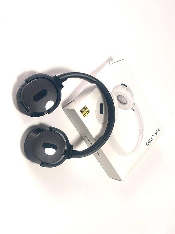 MaxPro Bluetooth Headphone – Over-Ear Wireless Headset with Mic, V5.3, Deep Bass, HD Stereo