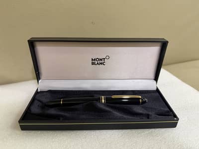 Montblanc 146 Black GT Meisterstück LeGrand Gold-Coated Fountain Pen