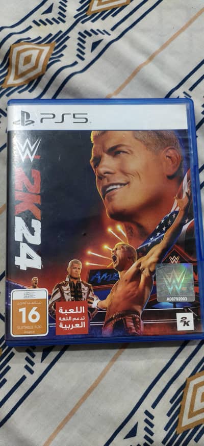 WWE 2K24 used for PS5 in good condition