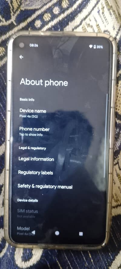 Google Pixel 4a 6gb ram 128gb
