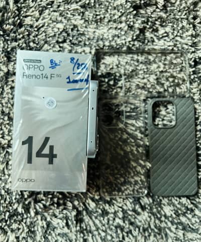 Oppo Reno 14F 5g with full Box 10/10  4 months warranty with invoice