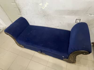 Royal blue seater