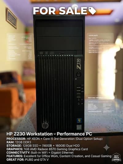 HP xeone Z230 tower