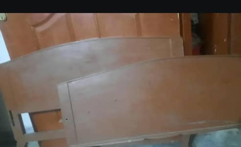 single pure wooden bed for sale