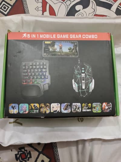 "5 in 1 Mobile gaming combo pack"Keyboard+mouse convertor
