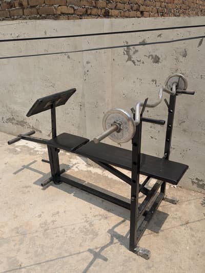 Gym Bench Press and dumbles Complete Hoome Gym