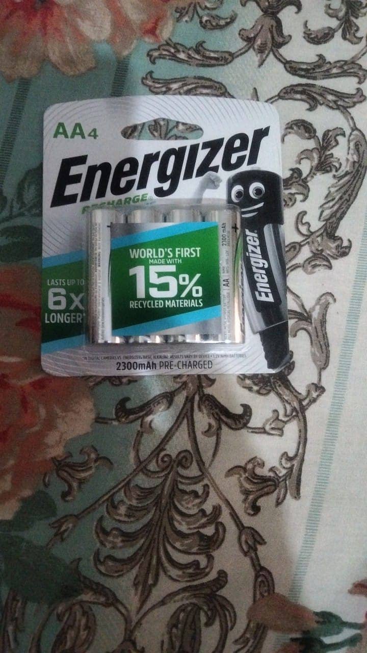 AA4x Energizer Battery Cell Rechargeble 2300mhOriginal 0