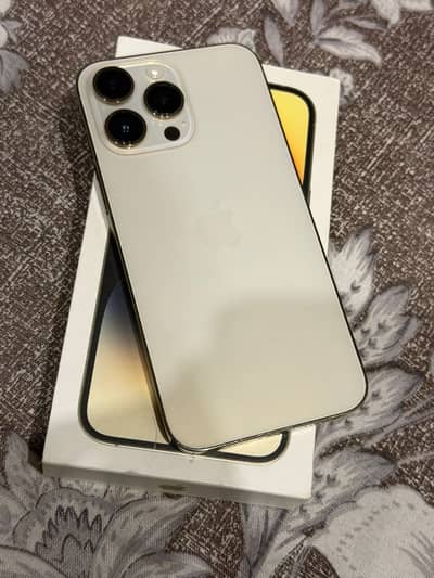 iPhone 14 Pro Max 256GB Gold -Factory Unlocked, Non PTA, 86% BH, 10/10