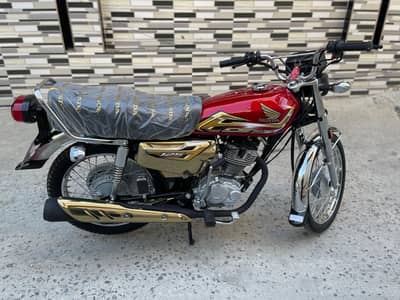 HONDA CG 125S SPECIAL EDITION RED GOLD BLACK GOLD