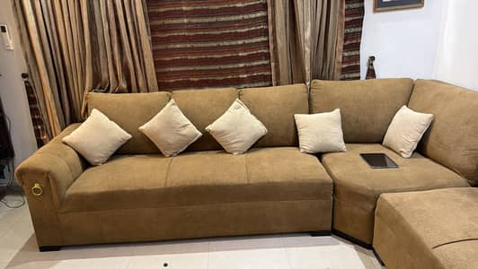 8 seater L shaped Sofa