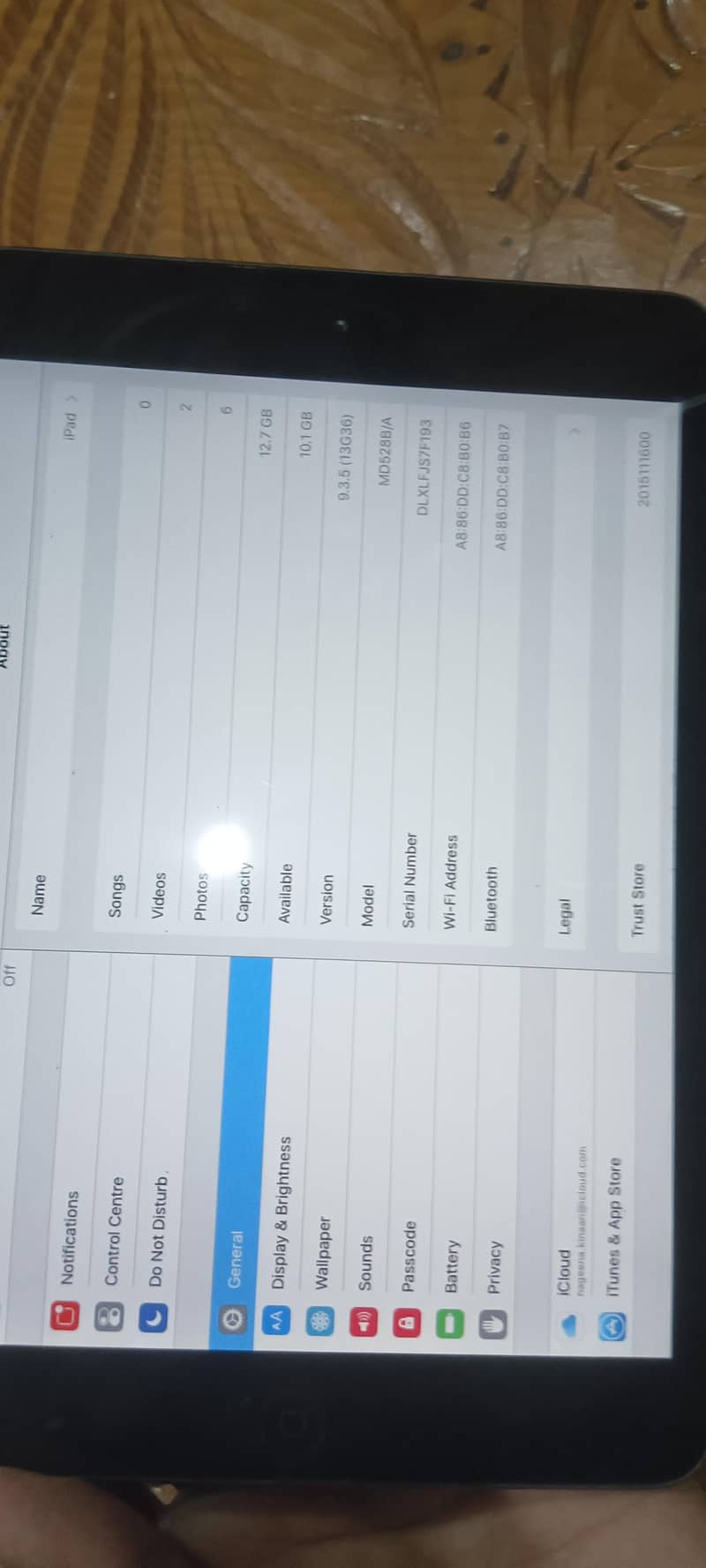 IPAD MINI 1 Generation 2