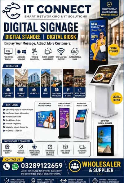 Digital signage/ digital standee/ digital kiosk /indoor & outdoor