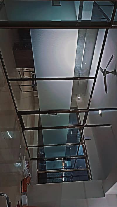 Glass Office Partition Setup for Sale