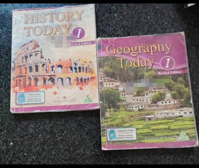 History and Geography books