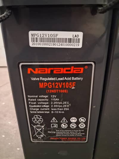 NARADA MPG 12v 105f BATTERY