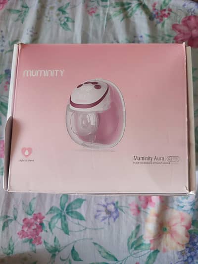 Title: Muminity Aura Wearable Breast Pump – Like New, Used Only Once*
