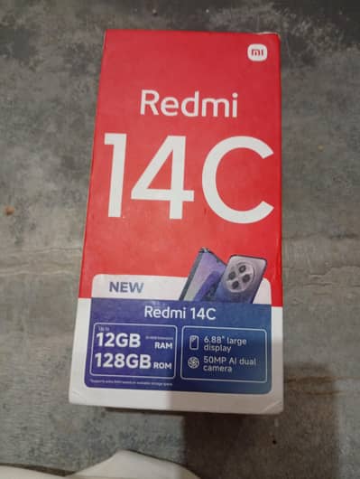 redmi 14C with box 6+6/128 charger ni hy All ok need cash
