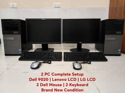 2 Tower PCs Available for Sale