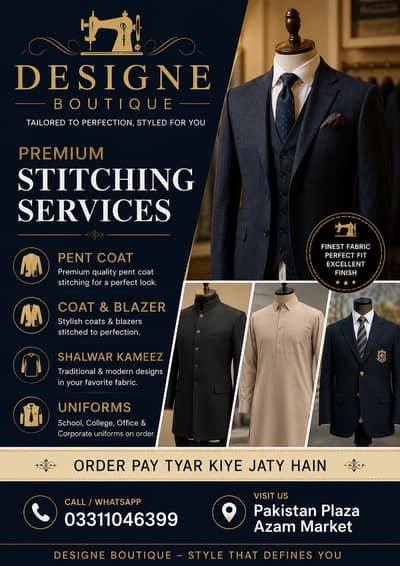 Tailoring Services – Quality Stitching at Affordable Prices