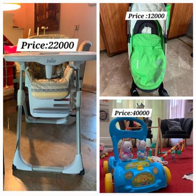 High chair / Kids pram / Kids walker