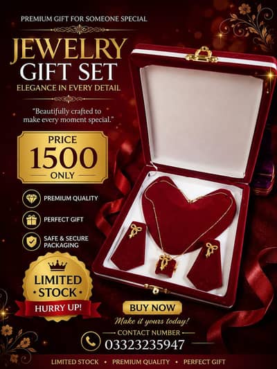 Set for sale new jewelry set for