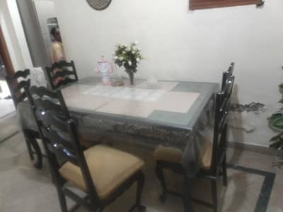 pure wooden dining table