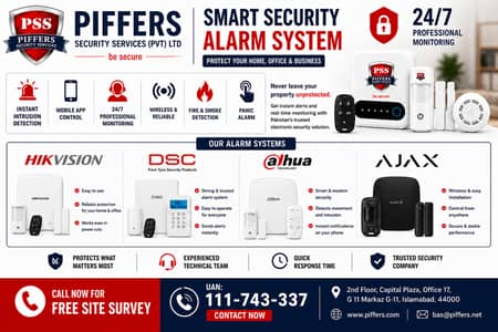 24/7 Security Alarm System | Protect Your Home & Office