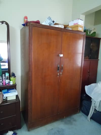 Wooden wardrobe