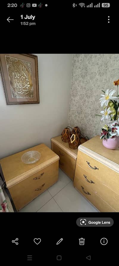 side table and chest