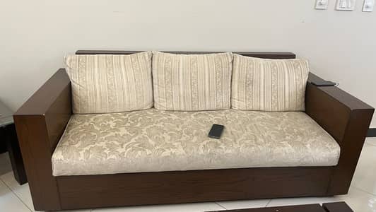 7 Seater Solid Wooden Sofa Set