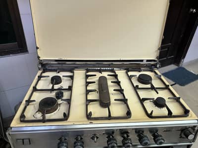 One Italian Gas Oven 5  burners &  One Cooking Stove with 3 burners