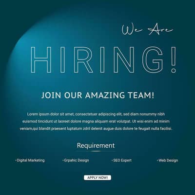 wanted graphic designer