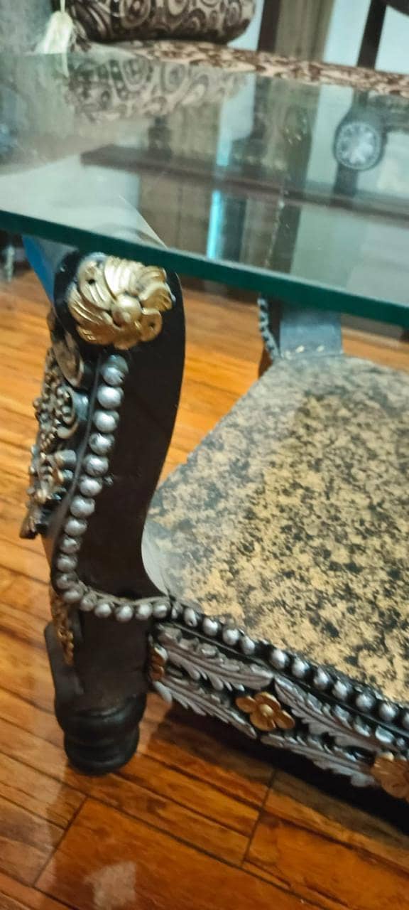 Solid Wood Dewan + Table 6