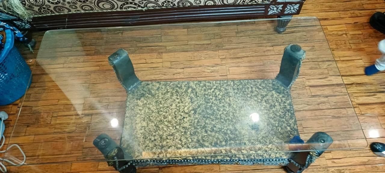 Solid Wood Dewan + Table 7