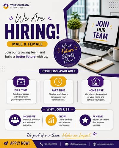 Hiring Now in Lahore