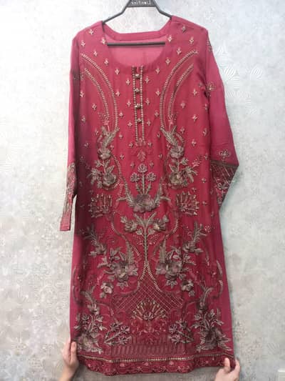size medium 3 piece chiffon. almost new