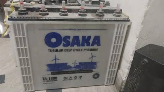 osaka tall tubular TX 1800 185 AH 1 year old