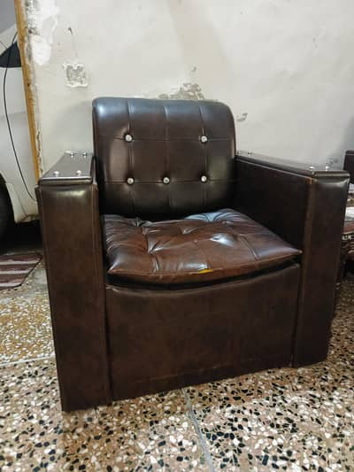 leather sofa