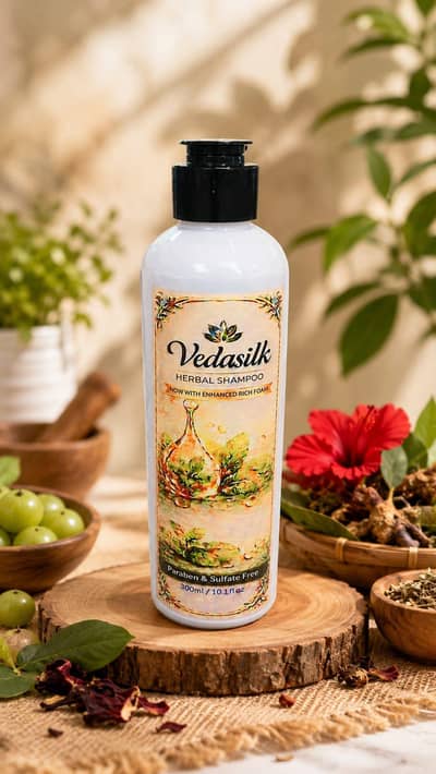 Vedasilk Herbal Shampoo | Natural | Salfate & Paraben Free | 300ml