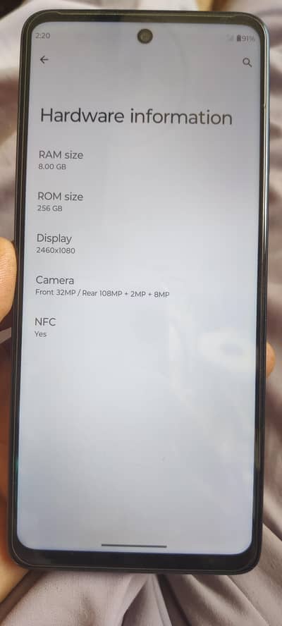 Motorola Edge 2021  Just Little Dote Or Mark On Back Side
