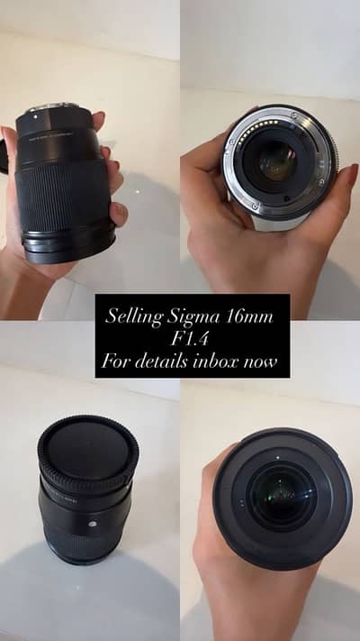 Sigma 16mm f1.4